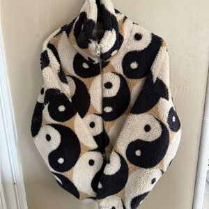 Urban Outfitters Monochrome Fleece Jacket